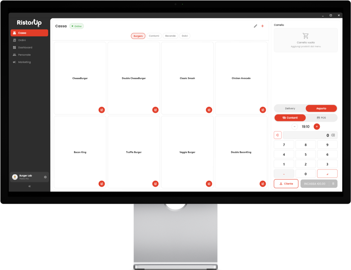 RistorUp Cassa e Gestionale